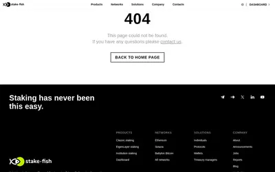Website screenshot of Company (2026-04-29)