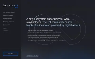 Website screenshot of Company (2026-04-29)