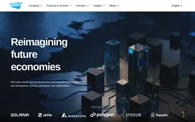 Website screenshot of Company (2026-04-29)