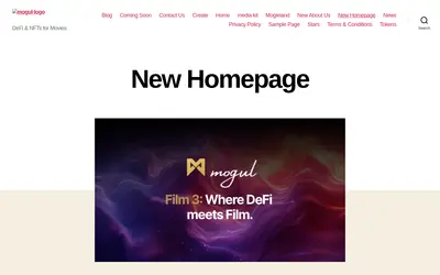 Website screenshot of Company (2026-04-29)