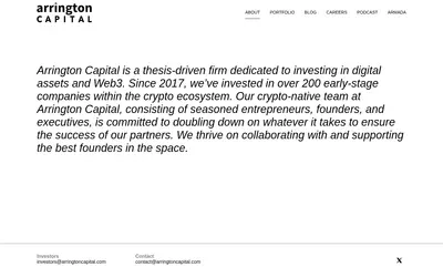 Website screenshot of Company (2026-04-29)