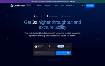 Website screenshot of Company (2026-04-29)