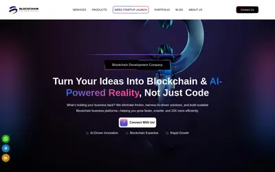 Website screenshot of Company (2026-04-29)