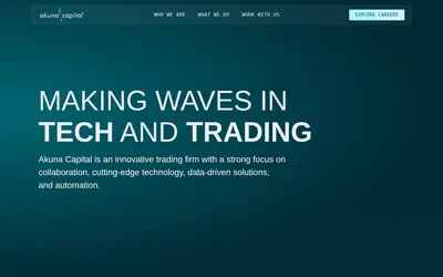 Website screenshot of Company (2026-04-29)