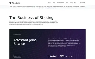 Website screenshot of Company (2026-04-29)
