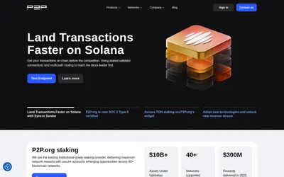 Website screenshot of Company (2026-04-29)