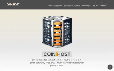 Website screenshot of Company (2026-04-29)