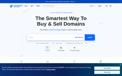 Website screenshot of Company (2026-04-29)