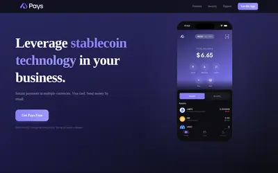 Website screenshot of Company (2026-04-29)
