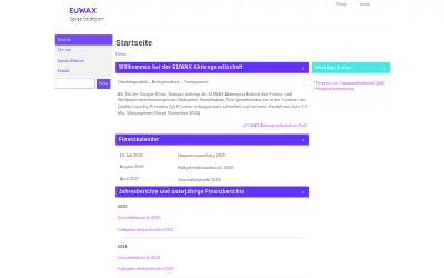 Website screenshot of Company (2026-06-21)
