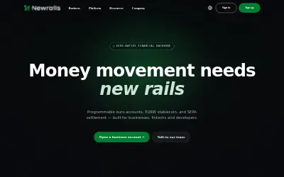 Website screenshot of Company (2026-06-21)