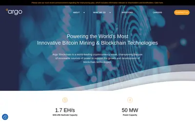 Website screenshot of Company (2026-04-29)
