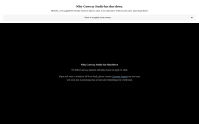 Website screenshot of Exchange (2026-04-29)
