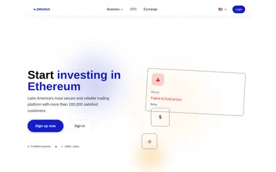 Website screenshot of Exchange (2026-04-29)