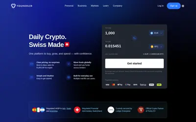 Website screenshot of Exchange (2026-04-29)