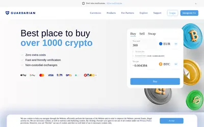 Website screenshot of Exchange (2026-04-29)