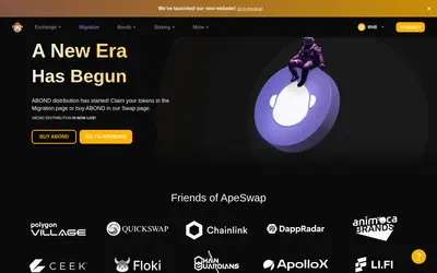 Website screenshot of Exchange (2026-04-29)
