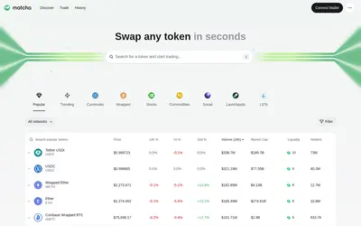 Website screenshot of Exchange (2026-04-29)