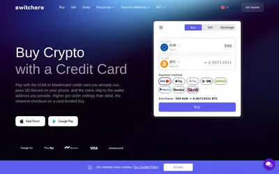 Website screenshot of Exchange (2026-04-29)