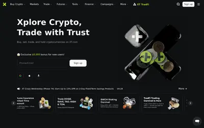 Website screenshot of Exchange (2026-04-29)