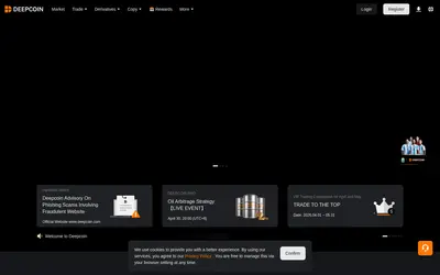 Website screenshot of Exchange (2026-04-29)