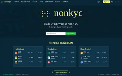 Website screenshot of Exchange (2026-04-29)