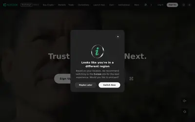 Website screenshot of Exchange (2026-04-29)