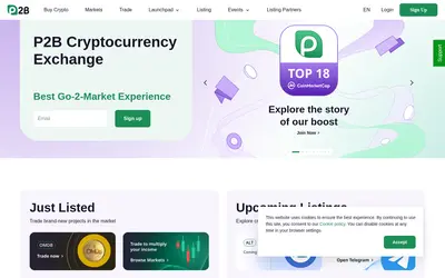 Website screenshot of Exchange (2026-04-29)