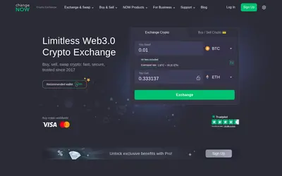 Website screenshot of Exchange (2026-04-29)