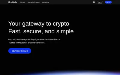 Website screenshot of Exchange (2026-04-29)