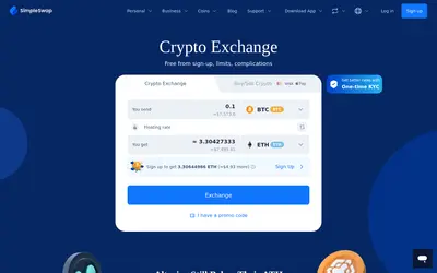 Website screenshot of Exchange (2026-04-29)