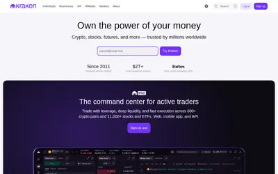 Website screenshot of Exchange (2026-04-29)