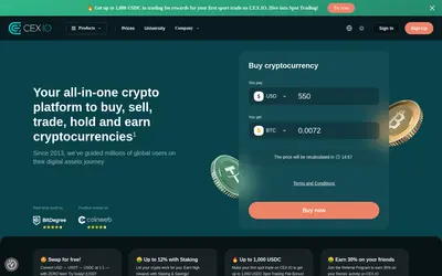 Website screenshot of Exchange (2026-04-29)