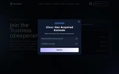Website screenshot of Exchange (2026-04-29)