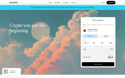 Website screenshot of Exchange (2026-04-29)