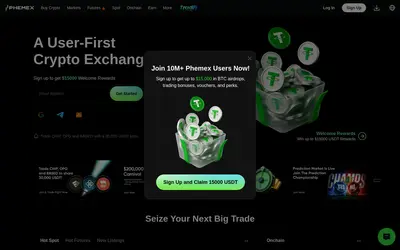 Website screenshot of Exchange (2026-04-29)