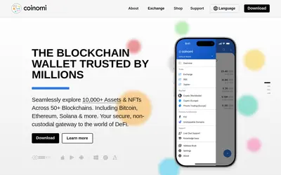 Website screenshot of Wallet (2026-04-29)