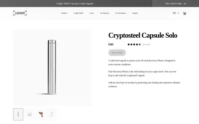 Website screenshot of Wallet (2026-04-29)