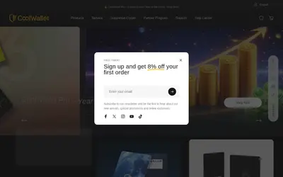 Website screenshot of Wallet (2026-04-29)